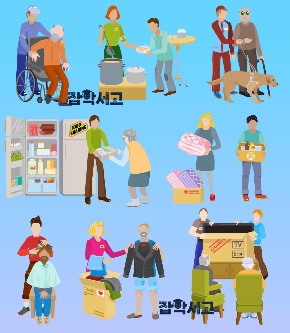 Various types of welfare services for people with disabilities