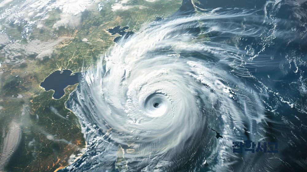 What are Korea's typhoon classification criteria?