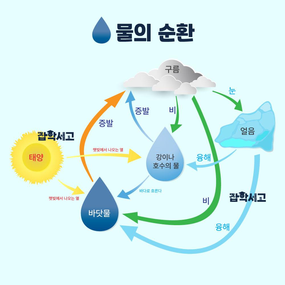 水が循環する過程とは？