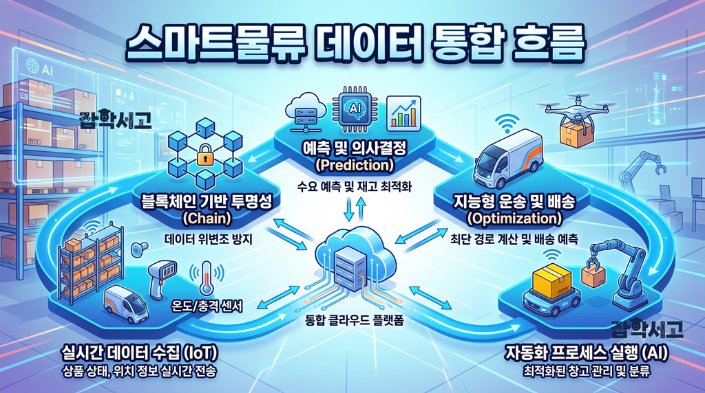 스마트물류 개념도