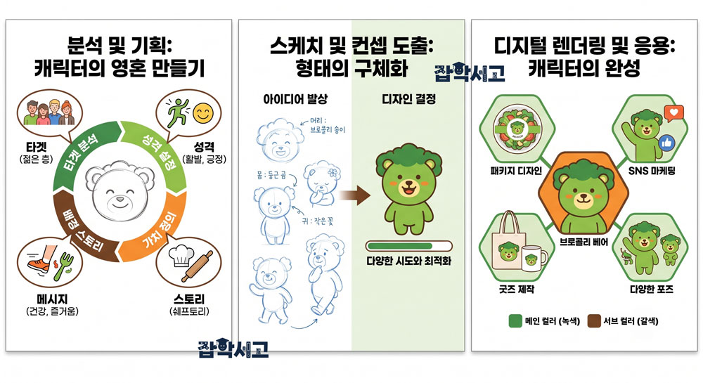 캐릭터 창조 과정은?