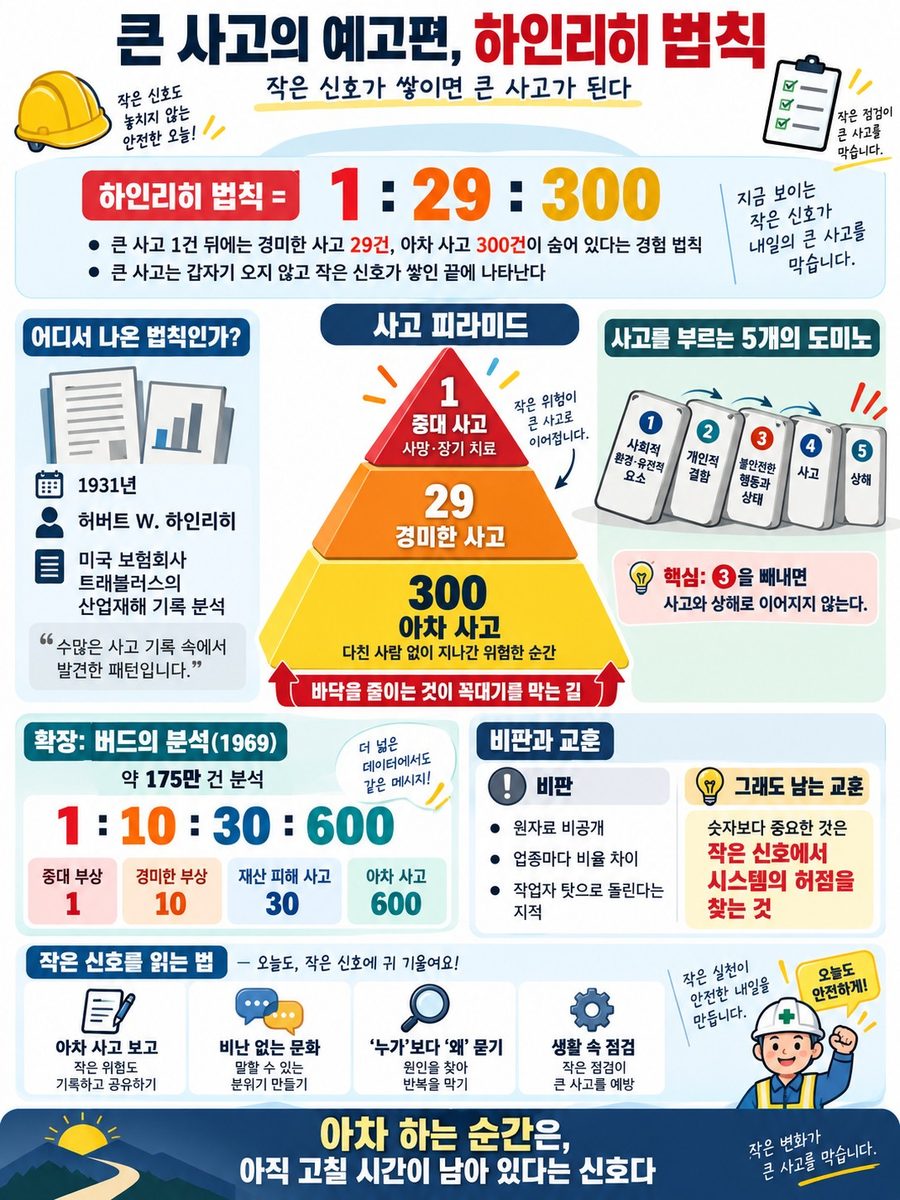 하인리히 법칙 개념