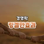 링겔만효과 썸네일: 여러 사람의 손이 굵은 밧줄을 함께 움켜쥔 모습 위로 따뜻한 주황빛이 번지는 모습