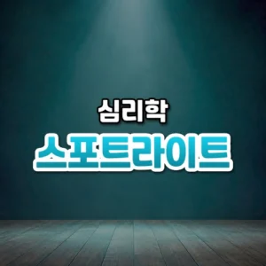 스포트라이트 썸네일: 청록빛 조명이 비추는 빈 나무 무대 바닥